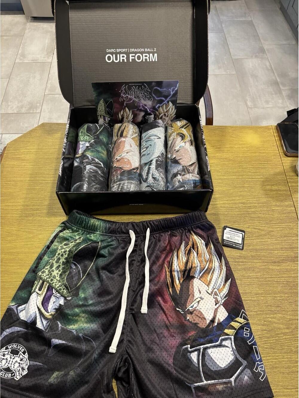 Darc Sport Dragon Ball Z Large Box Set w. Large Shorts NWT
